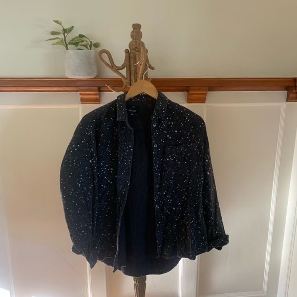Madewell Black Star Overshirt - Picture 1 of 7
